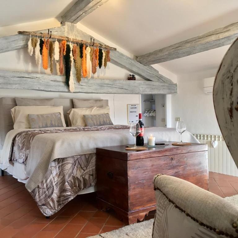 Il Giglio B&B Pienza Bagian luar foto