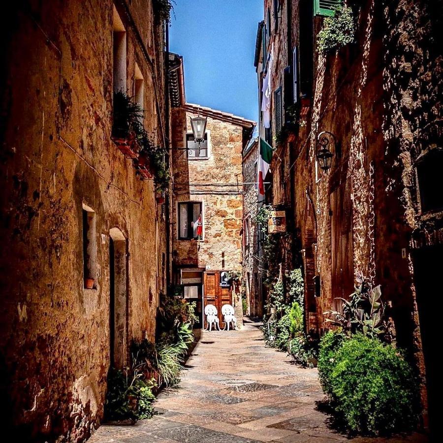 Il Giglio B&B Pienza Bagian luar foto